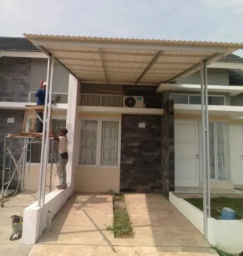 Kanopi Alderon RS Single Layer  cikampek