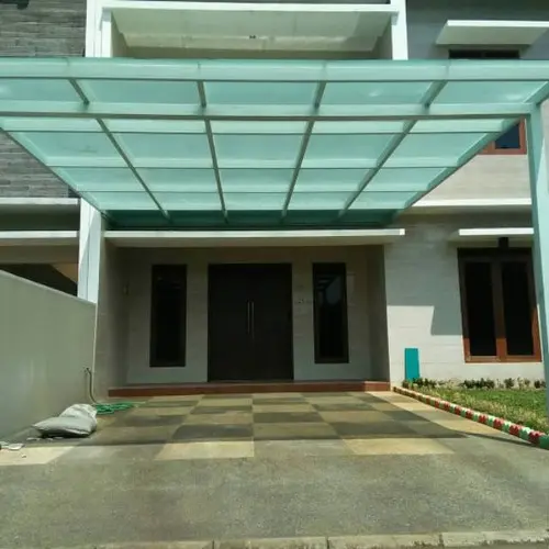 Kanopi Kaca Tempered 10mm di  cikampek