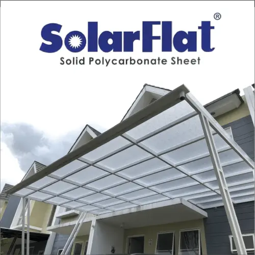 Kanopi Solarflat 3 mm  cikampek